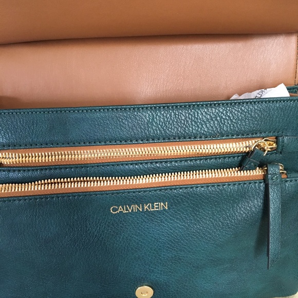 Calvin klein shoulder bag dark green - Picture 3 of 5